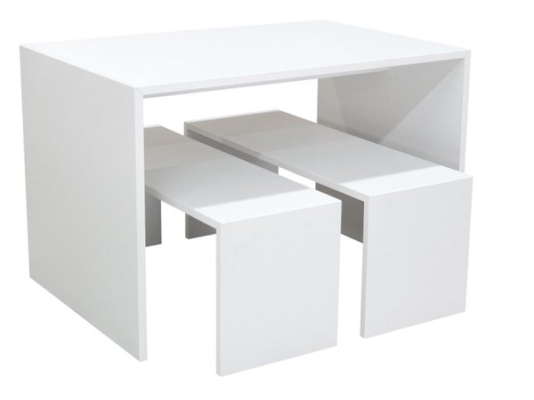 Vorlagetisch Mittelraumpräsenter Set 3-teilig Farbe: Weiß