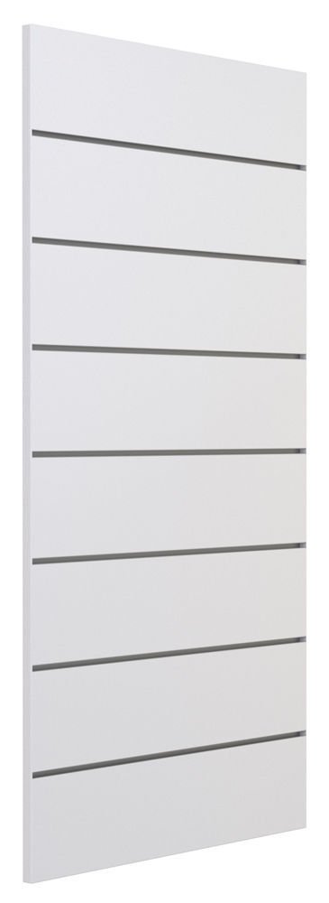 Lamellenwand Dekowand Accessoire Aufhänger 600 x 1200 mm Farbe: Weiß