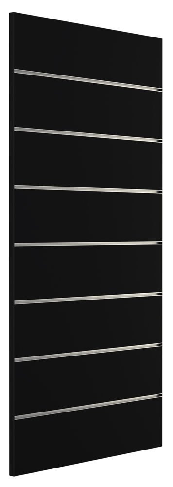 Lamellenwand Dekowand Accessoire Aufhänger 600 x 1200 mm Farbe: schwarz