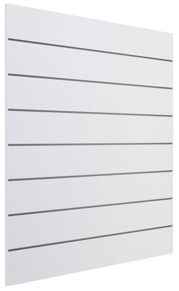 Lamellenwand Dekowand Accessoire Aufhänger 1200 x 1200 mm Farbe: Weiß