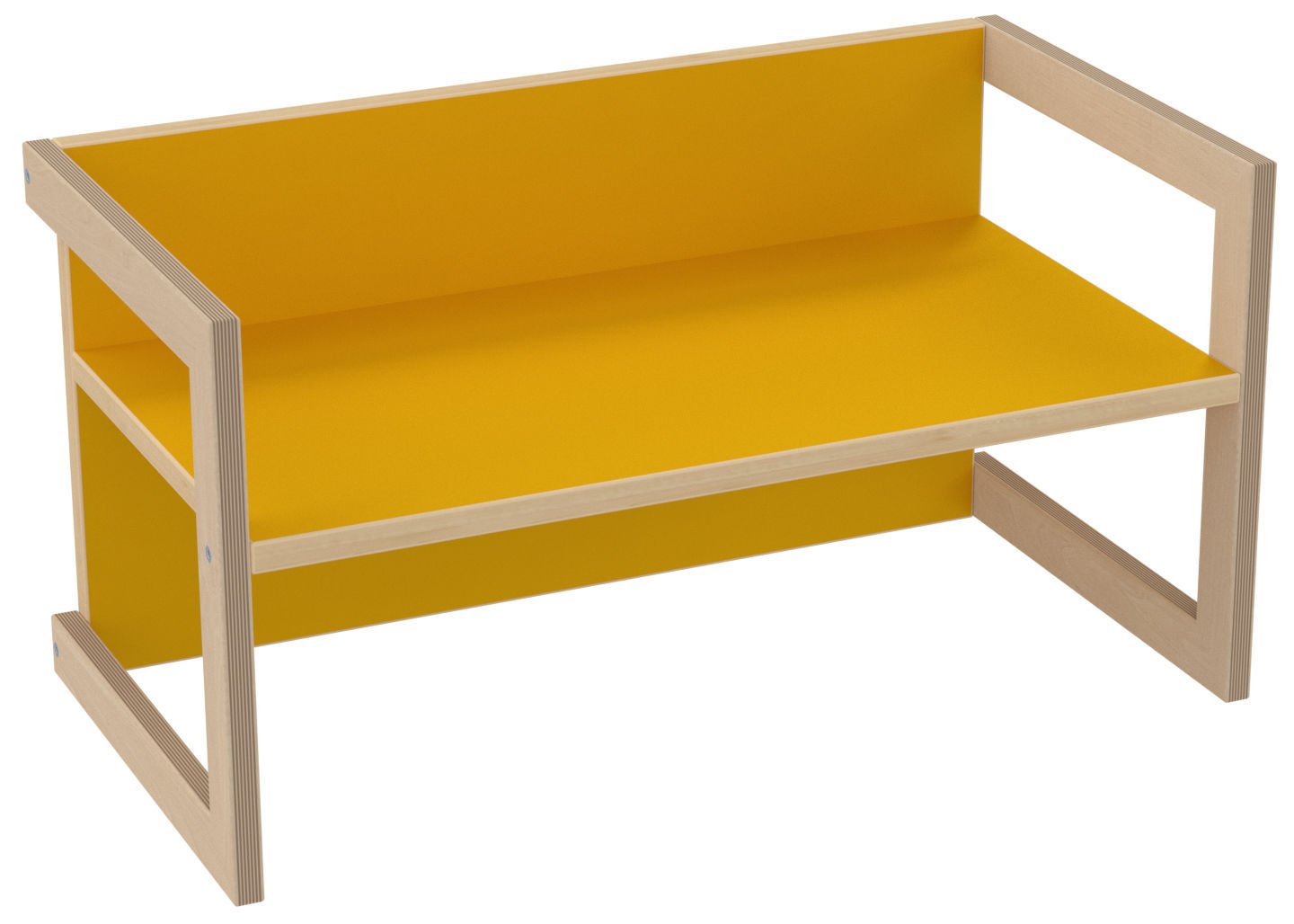 Kinderstuhl Kindermöbel Stuhl Tisch Michel Birke/Grün in 3 Sitzhöhen 